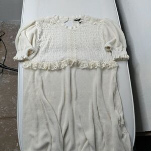 Zara boho knit dress sz medium